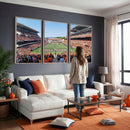 Oregon State Beavers Football Team Print - Corvallis Reser
