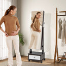 47 Inch Lockable Jewelry Cabinet Armoire with 3-Color LED Lights by LJGDeals