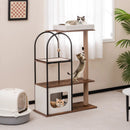 47 Inch Tall Cat Tree Tower Top Perch Cat Bed with Metal Frame by LJGDeals