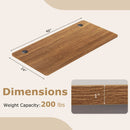 47‚Äù x 24‚Äù Universal Tabletop for Standard and Standing Desk Frame by LJGDeals