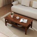 47 Inches Accent Rectangular Coffee Table for Living Room by LJGDeals