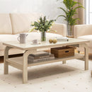 47 Inches Accent Rectangular Coffee Table for Living Room by LJGDeals
