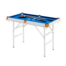 47 Inch Folding Billiard Table with Cues and Brush Chalk by LJGDeals