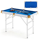 47 Inch Folding Billiard Table with Cues and Brush Chalk by LJGDeals