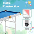 47 Inch Folding Billiard Table with Cues and Brush Chalk by LJGDeals