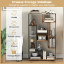 47-Inch Tall Bookshelf for Home Office Living Room by LJGDeals