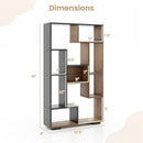 47-Inch Tall Bookshelf for Home Office Living Room by DirectDeals