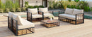 TOPMAX Modern Minimalist 7-Piece Metal Patio Sectional Sofa Set by HouseOfZazla