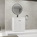 Contemporary Freestanding Bathroom Vanity With Resin Sink & Soft-Close Cabinet Doors by Unique Piece Furniture