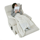 Oversized Power Lift Recliner Chai With Remote Control, Side Pocket, Spacious Seat by HouseOfZazla