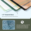 Single Sliding Shower Door, Thick Clear Tempered Glass Shower Door With Stainless Steel Handle by HouseOfZazla