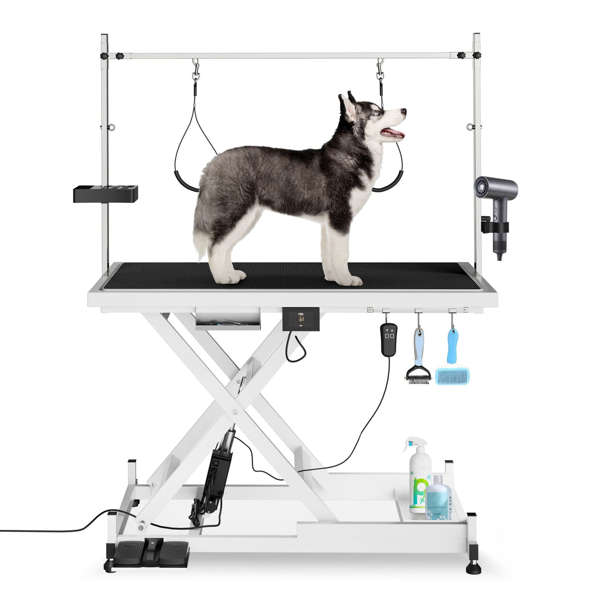 Super Deluxe Electric Pet Grooming Table, Height Adjustable, photo 5 of 19