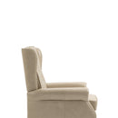 Modern Accent Chair Lounge Chair with Sturdy Wood Legs in Camel PU Leather