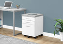 File Cabinet Rolling Mobile Storage Drawers Printer Stand For Office by HouseOfZazla