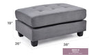 Chic Contemporary Ottoman by HouseOfZazla