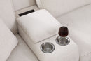 Rene - Sectional Sofa With Ottoman - Beige by HouseOfZazla