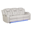 Benz - LED & Power Reclining Sofa by HouseOfZazla