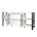 Industrial TV Stand for Living Room and Bedroom