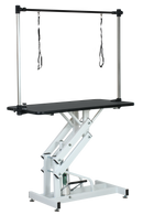 43 Inch Adjustable Heavy Type Hydraulic Pet Dog Grooming Table Upgraded Professional Drying Table Heavy Duty Frame with Adjustable Arm and Noose