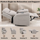 Chriki - Power Motion Recliner With Lift Heating Massage Chair - Beige by Unique Piece Furniture