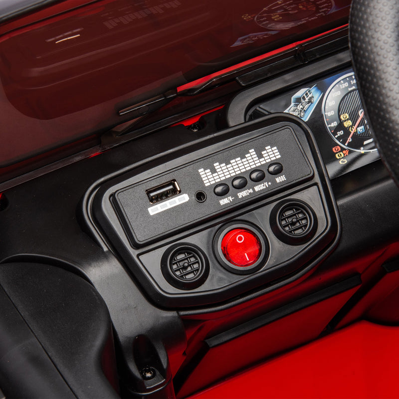 24V Ride On Car for Kids Battery Powered Ride On 4WD Toys with Remote Control,Parents Can Assist in Driving,Music and Lights,Five-Point Safety Belt,Rocking chair mode for back-and-forth swinging