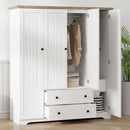 4 Door Wardrobe Armoire With 2 Drawers by HouseOfZazla