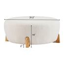 Modish Round Ottoman by HouseOfZazla