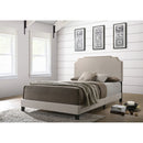 Copper - Eastern King Panel Bed - Beige by HouseOfZazla