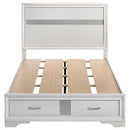 Miranda 51-inch Wood Full Storage Panel Bed White
