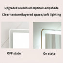 LED Bathroom Mirror Vanity Mirrors With Front Lights Wall Mounted Anti-Fog Frameless Make Up Mirror With Light Copper Free Silver Mirror Horizontal Or Vertical - Silver by HouseOfZazla