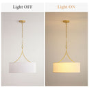 3 Light Drum Pendant Light by HouseOfZazla