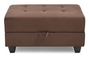 Stylish Storage Contemporary Ottoman by Unique Piece Furniture