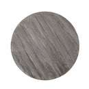 Coffee Table With Wood Patterned Tabletop And Iron Frame - Gray