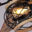 48" Antwerp Farmhouse Flush Mount Reversible Ceiling Fan with Lighting and Remote Control