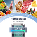 48-Inch Commercial 33 Cu.Ft Stainless Steel Reach-In Refrigerator With Four Split Doors (SAK83046) by SAKSBY WHOLESALE