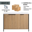 Nuvia 48-Inch Modern Light Coffee Freestanding Vanity With Resin Sink (SAK97502)