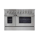 48-Inch Stainless Steel 5-Burner Dual Fuel Range With Convection Oven (SAK82146)