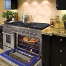 48-Inch Stainless Steel 5-Burner Dual Fuel Range With Convection Oven (SAK82146)