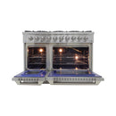 48-Inch Stainless Steel 5-Burner Dual Fuel Range With Convection Oven (SAK82146)