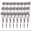 48 Pack Outdoor Stainless Steel Led Solar Power Light Lawn Garden Landscape Pathway