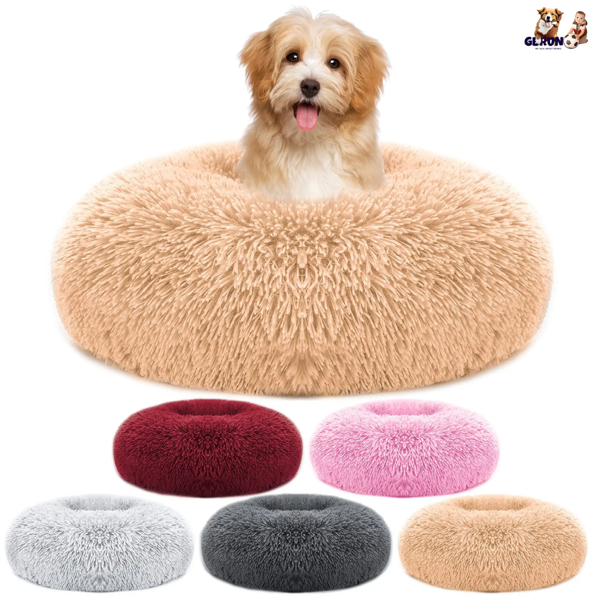 Pet Dog Bed Soft Warm Fleece Puppy Cat Bed Dog Cozy Nest Sofa Bed Cushion For S/M Dog, photo 2 of 14