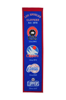 Los Angeles Clippers NBA Basketball Heritage Banner by Dynasty Sports & Framing