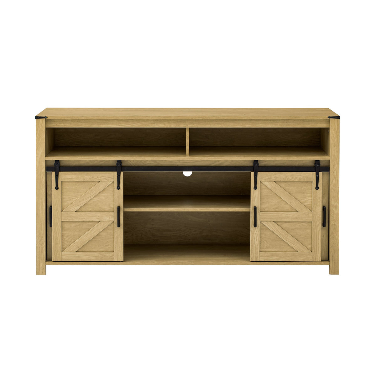 U_STYLE 59.3'' Sideboard with Sliding Barn Door, photo 6 of 10