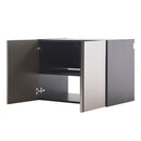 Nova Series - Door Wall Mounted Garage Cabinet, Soft Closing - Dark Gray by HouseOfZazla