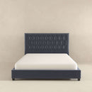 Donald - Mid-Century Modern Upholstered Platform Bed by HouseOfZazla