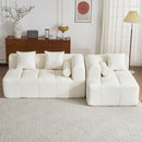 Sectional Free Combined Sofa With 2 Side Pockets by HouseOfZazla
