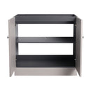 Modern Freestanding Bathroom Vanity With Soft Close Cabinet Doors by HouseOfZazla
