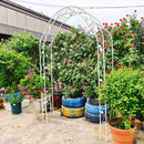 Metal Garden Arch Assemble Freely With 8 Styles Garden Arbor Trellis Climbing Plants Support Rose Arch by HouseOfZazla