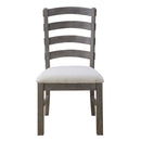 Upholstered Dining Chairs (Set of 2) - Brown - Wood by Unique Piece Furniture