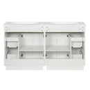 Bathroom Vanity With 2 Doors, 2 Drawers, Adjustable Shelf, Hidden Slides & Soft Close Hinges
